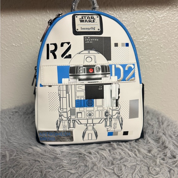 Loungefly Light Up R2-D2 Mini Backpack - Picture 6 of 6